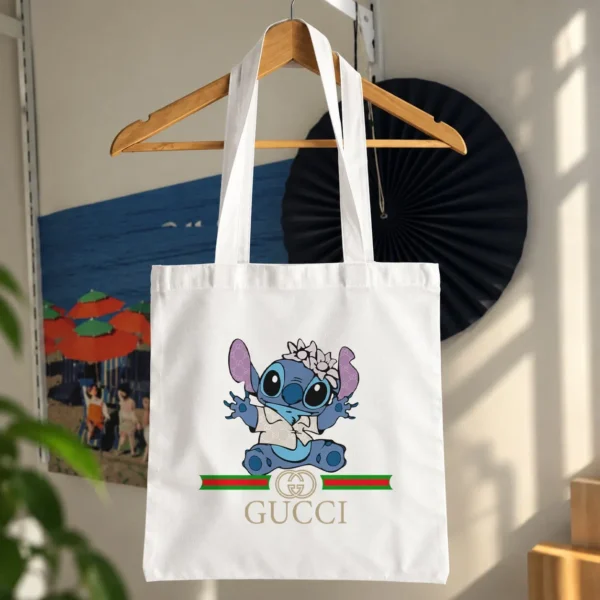 توت بگ استیچ طرح هاوایی با گوچی (Stitch Gucci) کد 20017