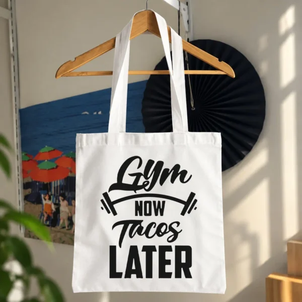 توت بگ تایپوگرافی Gym Now Tacos Later کد 20188