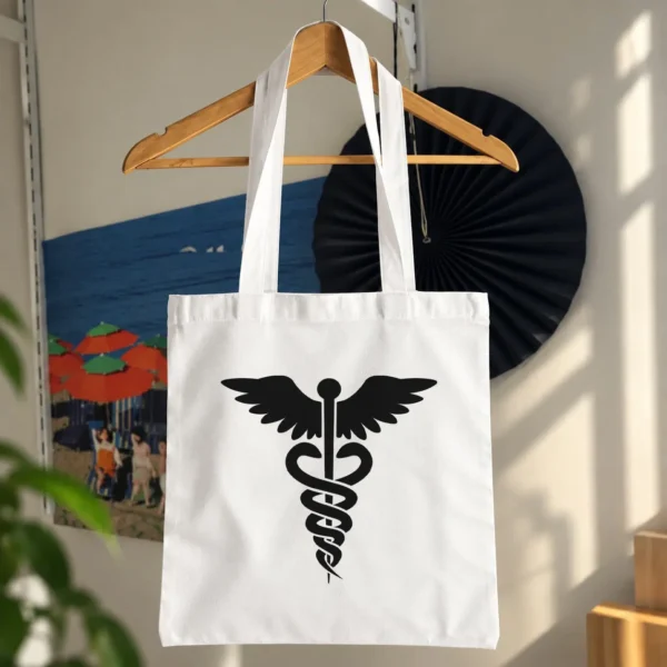 توت بگ طرح نماد پزشکی (Caduceus) کد 20249