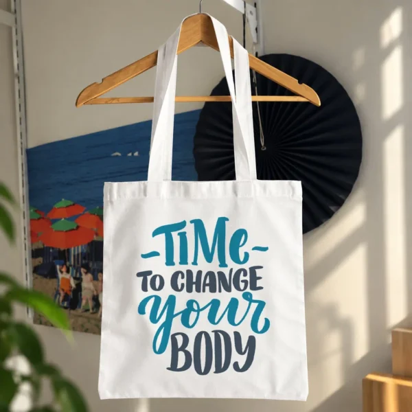 توت بگ تایپوگرافی Time To Change Your Body کد 20450