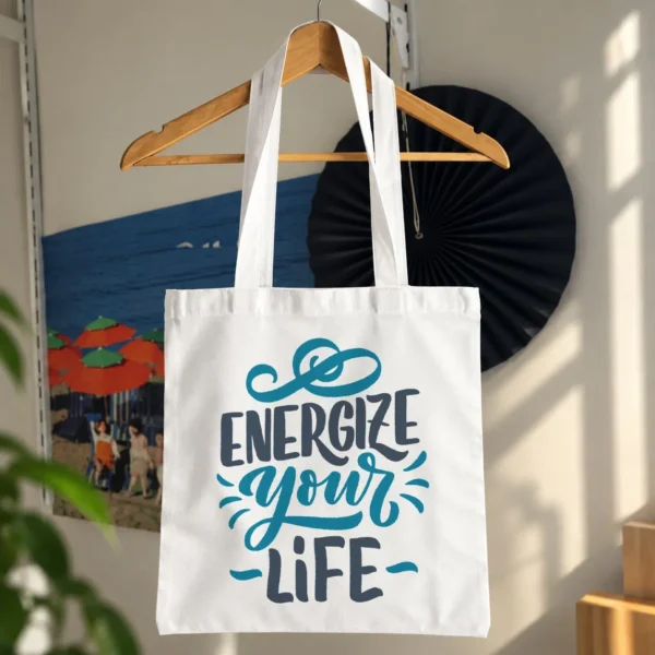 توت بگ تایپوگرافی Energize Your Life کد 20455