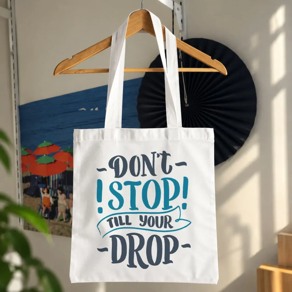 توت بگ تایپوگرافی Don't Stop Till Your Drop کد 20457