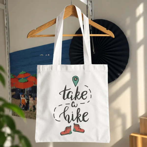 توت بگ تایپوگرافی Take A Hike با پوتین کد 20493