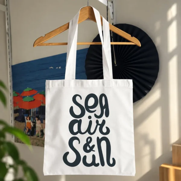 توت بگ تایپوگرافی Sea Air & Sun کد 20986