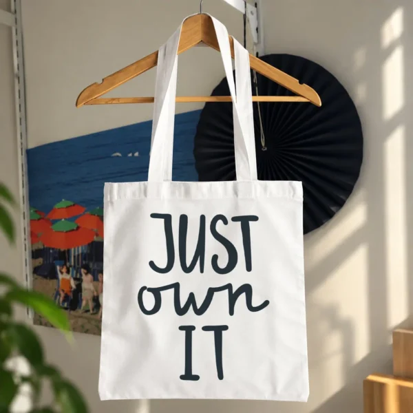 توت بگ تایپوگرافی Just Own It کد 21005