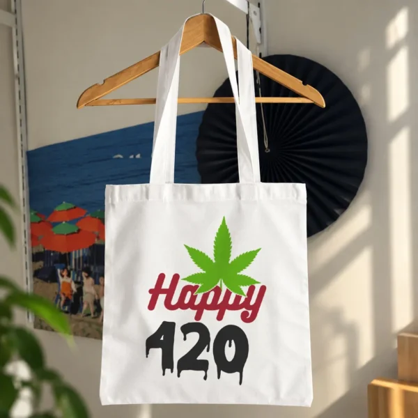 توت بگ ماری‌جوانا طرح تایپوگرافی Happy 420 کد 21143