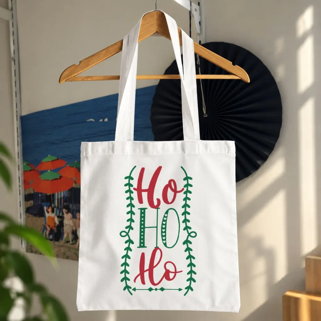 توت بگ کریسمس طرح تایپوگرافی Ho Ho Ho کد 21371