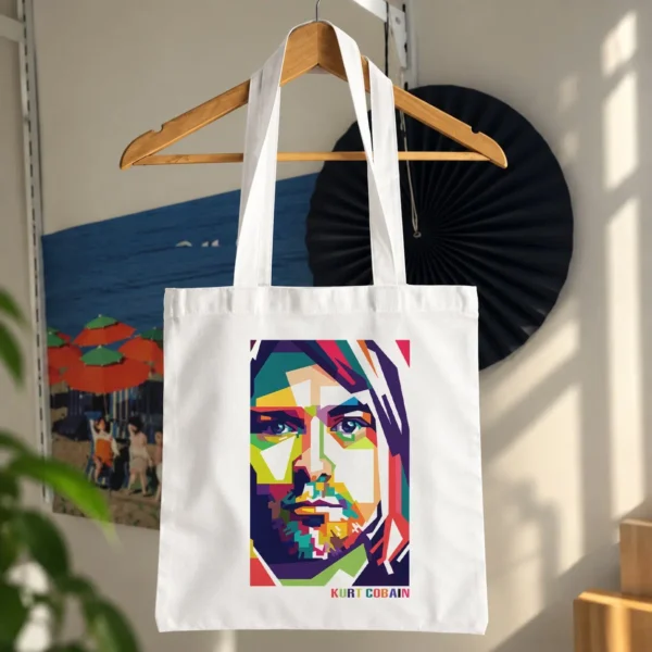 توت بگ نیروانا طرح پرتره رنگی کرت کوبین (Kurt Cobain) کد 22312