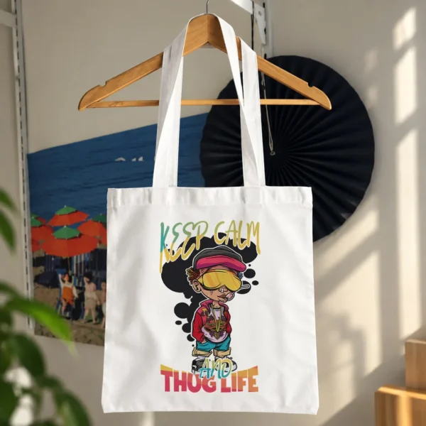 توت بگ گانگستری طرح کارتونی Keep Calm and Thug Life کد 22537