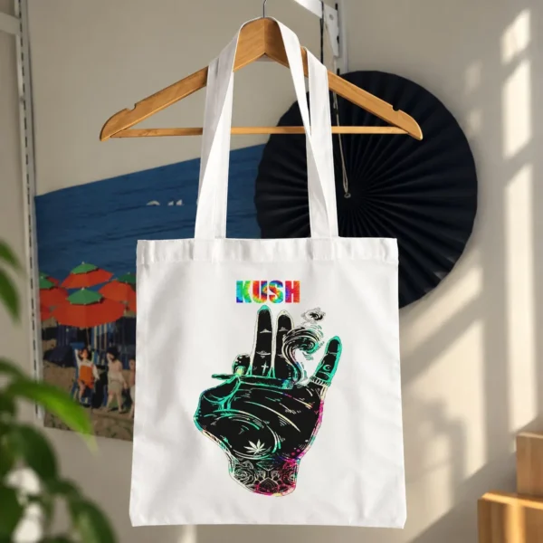 توت بگ دست اسکلت طرح ماری‌جوانا Kush کد 22942