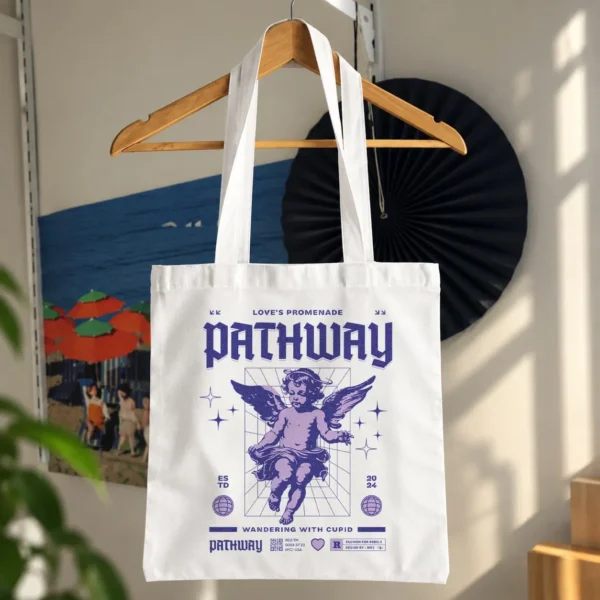 توت بگ فرشته عشق طرح پوستر وینتیج Pathway کد 23263