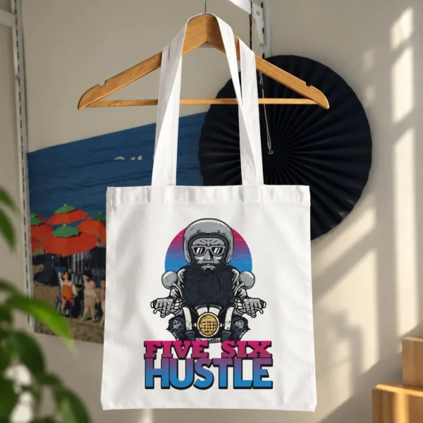 توت بگ گوریل موتورسوار طرح Five Six Hustle