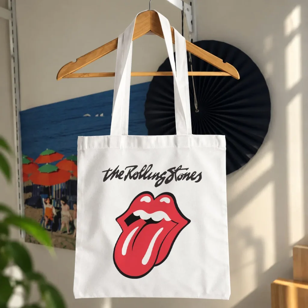 توت بگ طرح لوگوی مشکی Rolling Stones کد 29512
