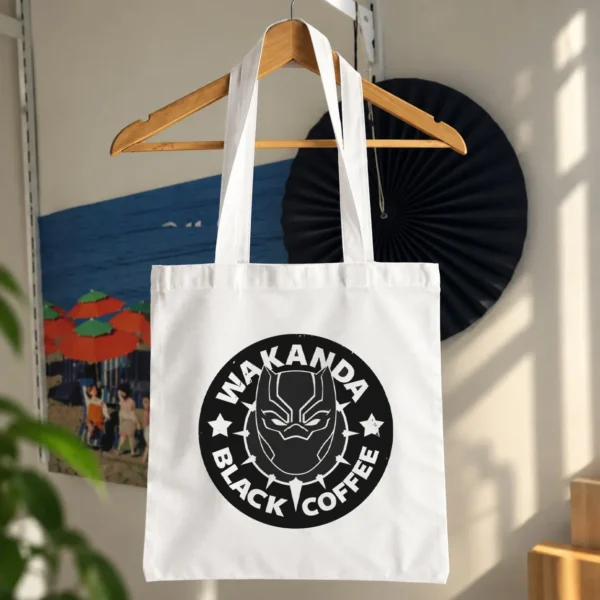 توت بگ مارول طرح Wakanda Black Coffee