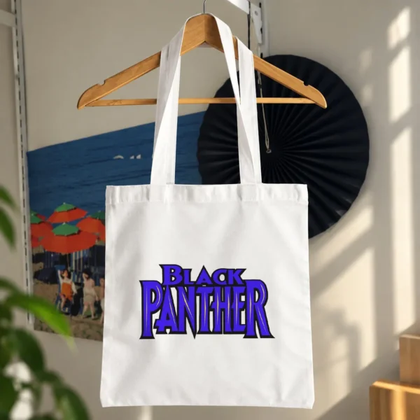 توت بگ بلک پنتر طرح تایپوگرافی بنفش (Black Panther)