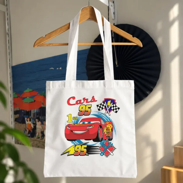 توت بگ انیمیشن ماشین‌ها طرح لایتنینگ مک‌کوئین (Lightning McQueen) کد 3440