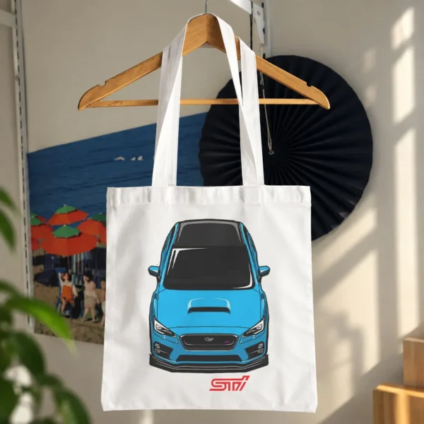 توت بگ سوبارو WRX STI طرح خودروی آبی کد 3712