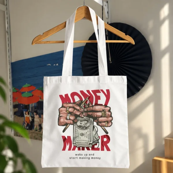 توت بگ دست‌های اسکلت با اسکناس دلار طرح Money Maker