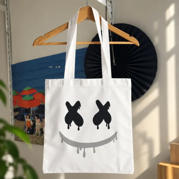 توت بگ مارشملو طرح صورتک مشکی (Marshmello)
