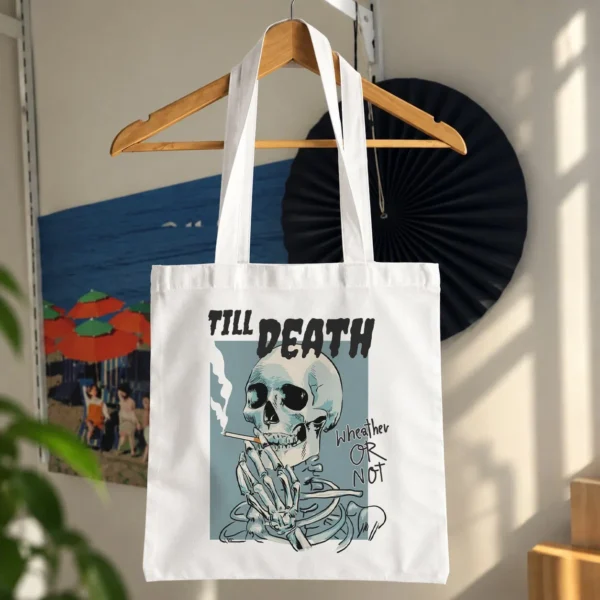 توت بگ جمجمه اسکلت طرح Till Death کد 5846