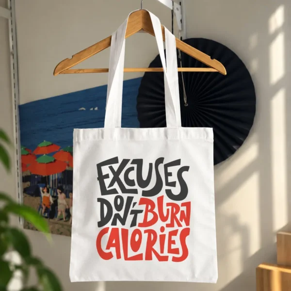 توت بگ بدنسازی طرح Excuses Don't Burn Calories کد 6097