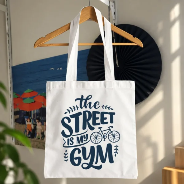 توت بگ دوچرخه‌سواری طرح The Street Is My Gym