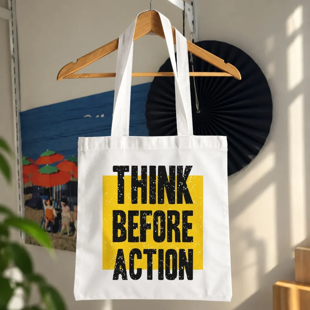 توت بگ انگیزشی طرح Think Before Action کد 6424