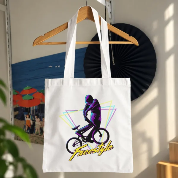 توت بگ دوچرخه BMX طرح فری‌استایل نئونی