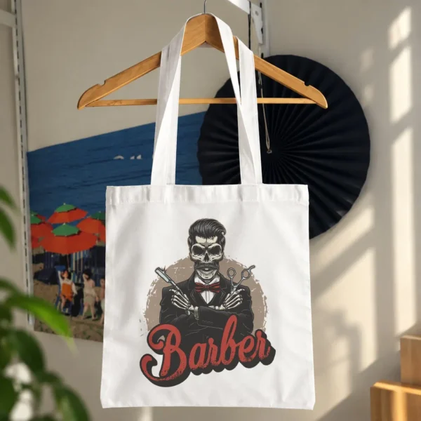 توت بگ آرایشگر مردانه طرح Barber وینتیج کد 7017