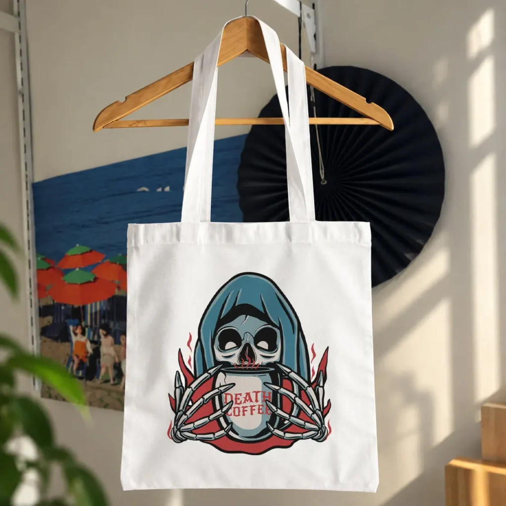 توت بگ فرشته مرگ طرح Death Coffee کد 7233