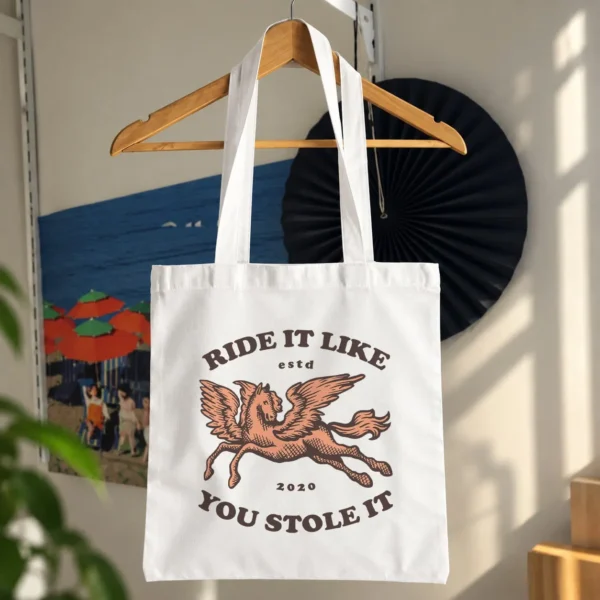 توت بگ اسب بالدار طرح Ride It Like You Stole It