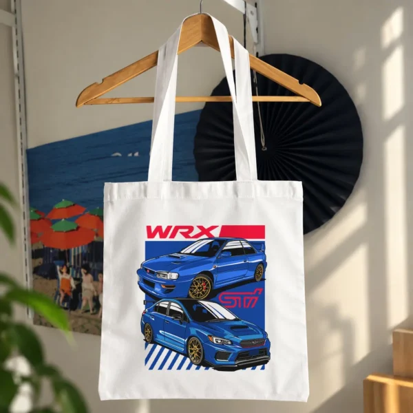 توت بگ سوبارو طرح WRX STI آبی