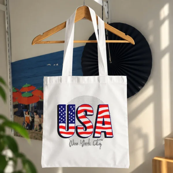 توت بگ آمریکا طرح تایپوگرافی USA وینتیج کد 7702
