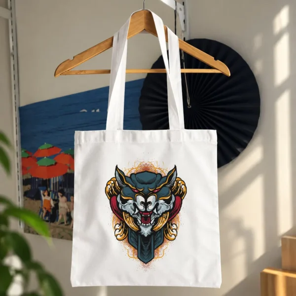 توت بگ ماسک اونی ژاپنی طرح سنتی رنگی کد 7759