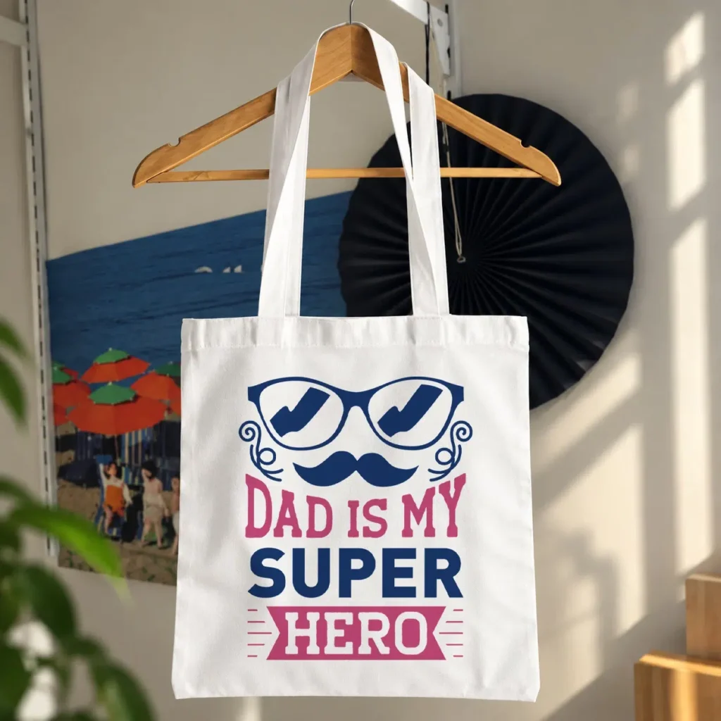 توت بگ روز پدر طرح Dad Is My Super Hero کد 7827