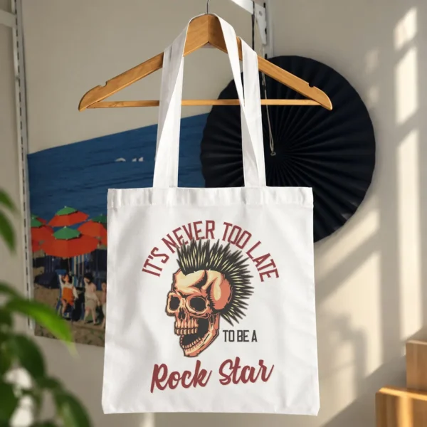 توت بگ موسیقی راک طرح Rock Star با جمجمه پانکی کد 7913