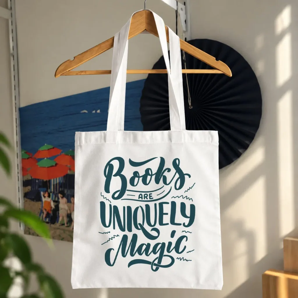 توت بگ کتاب‌دوستی طرح Books Are Uniquely Magic کد 8164