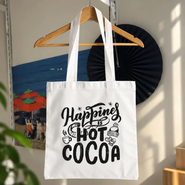 توت بگ هات چاکلت طرح Happiness Is Hot Cocoa کد 8207