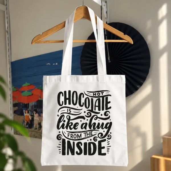 توت بگ هات چاکلت طرح Hot Chocolate Is Like a Hug کد 8213