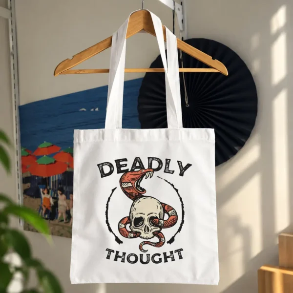 توت بگ جمجمه و مار طرح Deadly Thought کد 8332
