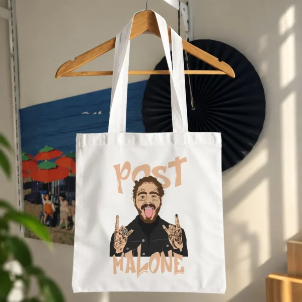 توت بگ پست مالون طرح پرتره کارتونی و تتو (Post Malone) کد 852