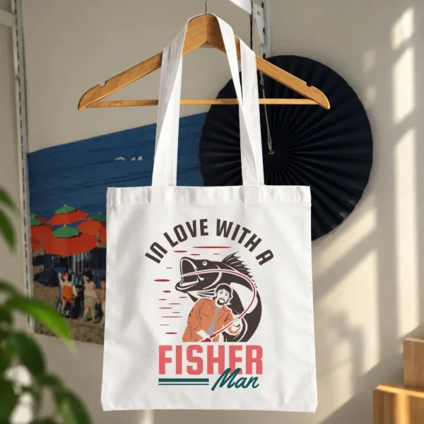 توت بگ ماهیگیری طرح In Love With a Fisher Man کد 8596