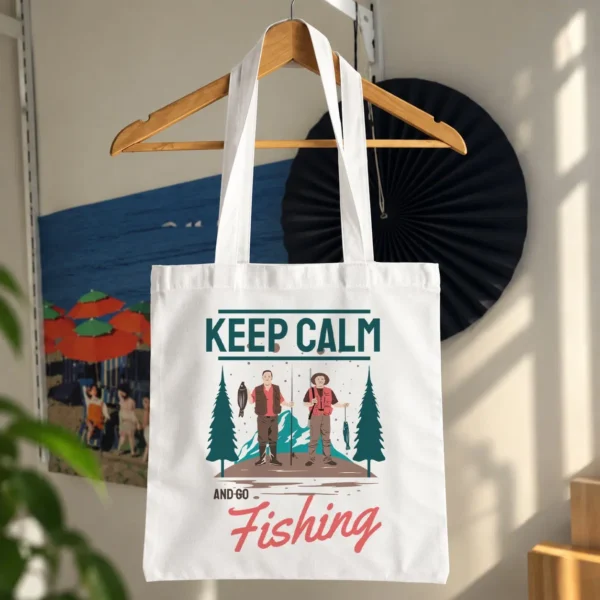 توت بگ ماهیگیری طرح Keep Calm and Go Fishing کد 8600