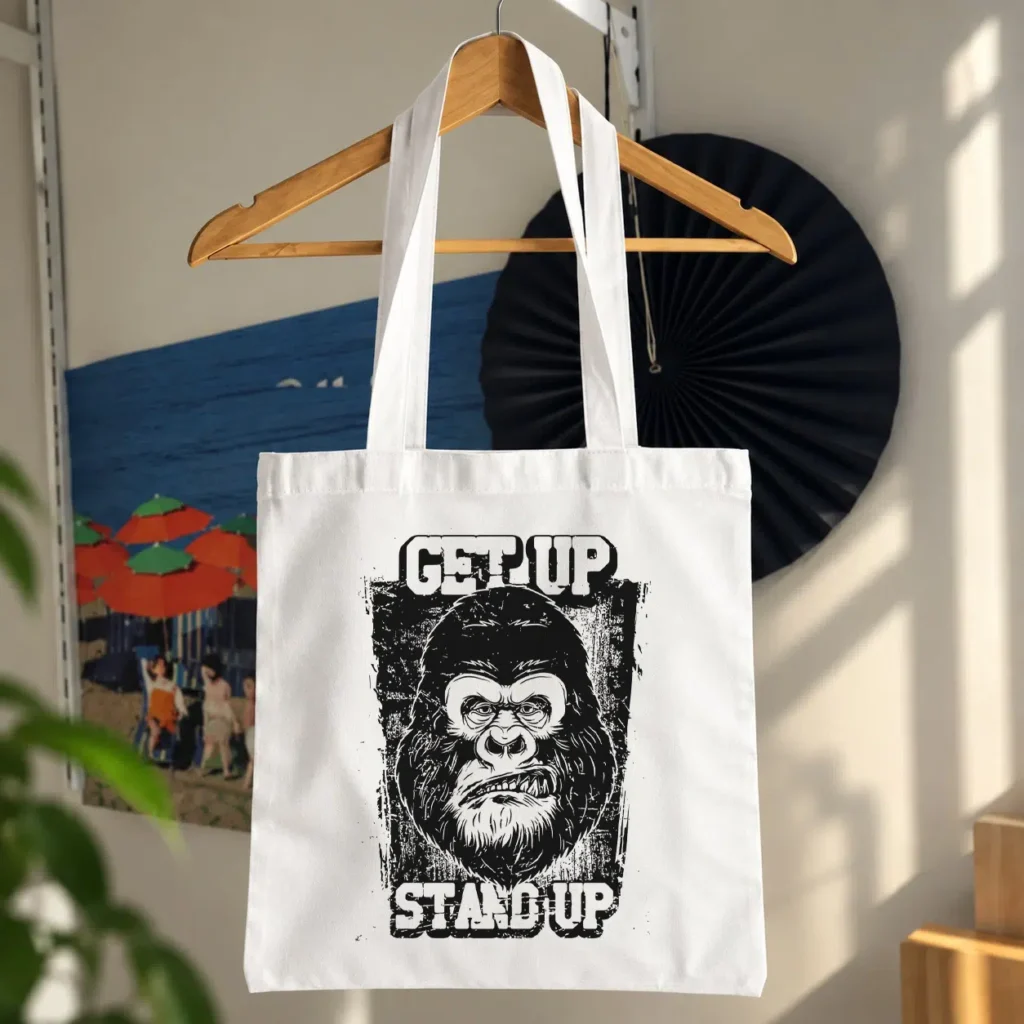 توت بگ گوریل انگیزشی طرح Get Up Stand Up کد 8740