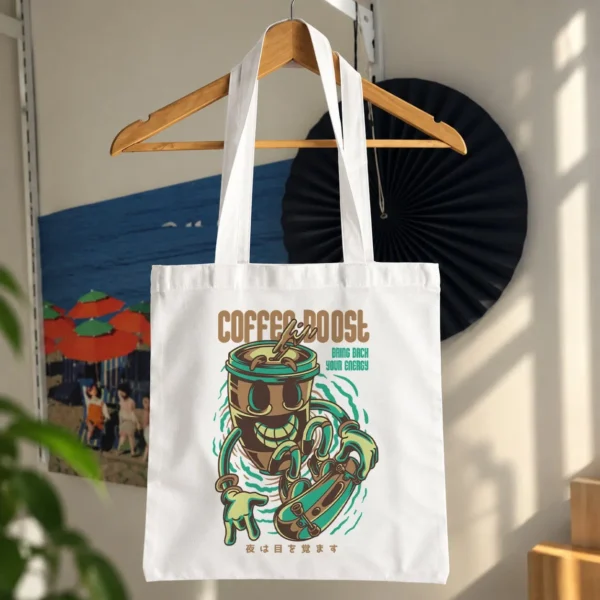توت بگ قهوه طرح ربات Coffee Boost کد 8910