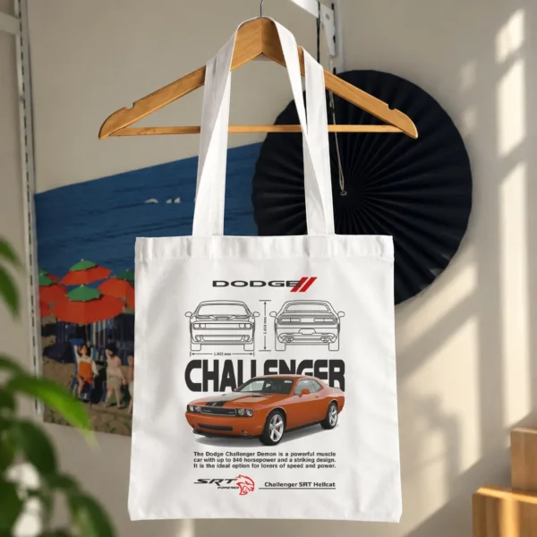 توت بگ دوج چلنجر طرح پوستر خودرو (Dodge Challenger)