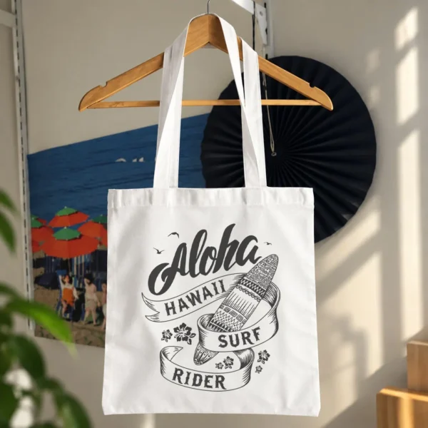 توت بگ هاوایی طرح موج‌سواری Aloha کد 9066