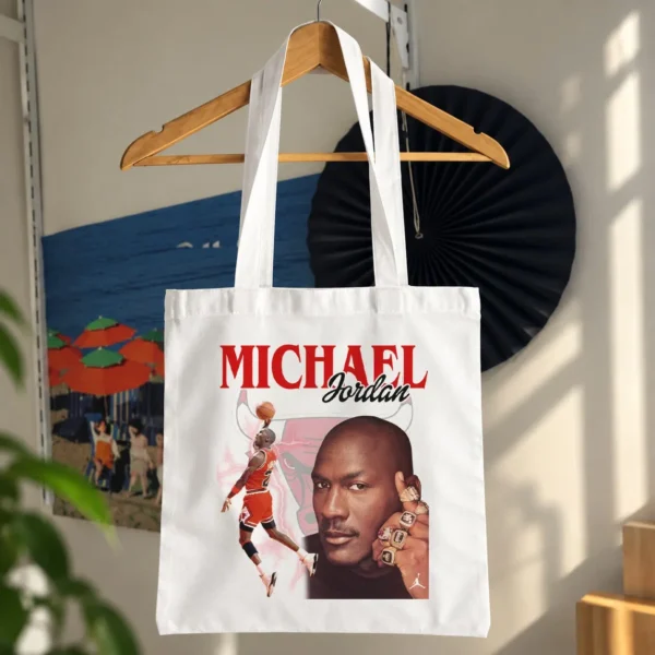 توت بگ مایکل جردن طرح پرتره و بسکتبال (Michael Jordan) کد 908