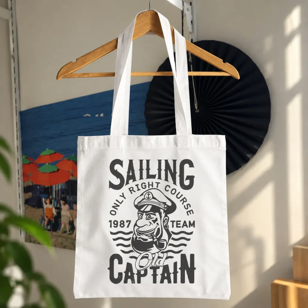 توت بگ کاپیتان کشتی طرح Sailing کد 9111