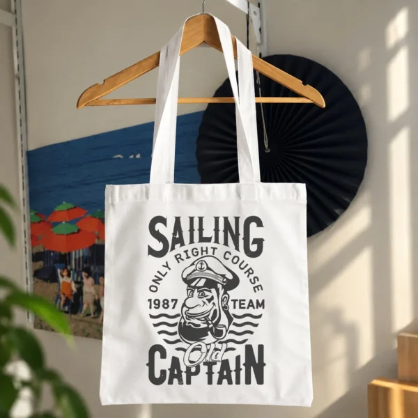 توت بگ کاپیتان کشتی طرح Sailing کد 9111